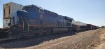 NS 8103 A Norfolk Southern Heritage ES44AC sits in the siding at BNSF Amarillo. 